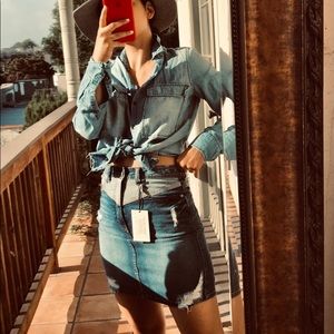 {JORDACHE Heritage} NWT Denim Skirt